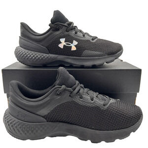 Under Armour Charged Escape 4 IRID Shoes Womens Size 6.5 Black Running Sneakers